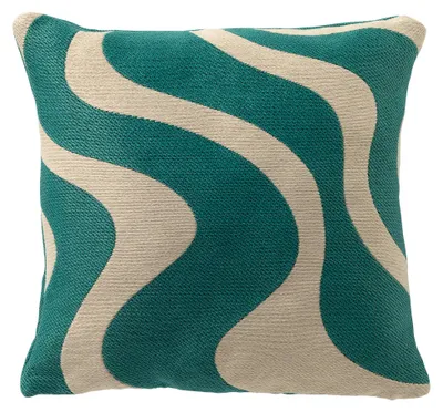 Produktbild von Dutch Decor Outdoor Dekokissen Organisch Oceane 45x45 cm Blau