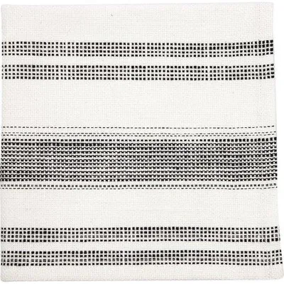 Produktbild von Greengate Stoffserviette Nila White-Grey (40x40cm)