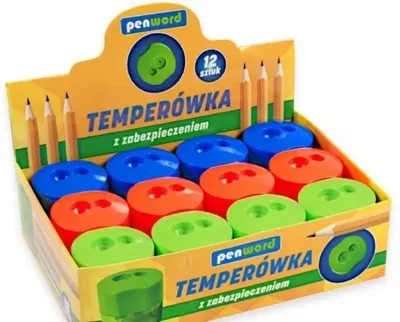 Produktbild von Doppel-Spitzmaschine mit Behälter (12 Stück) – Penword