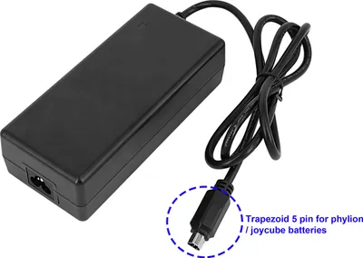 Produktbild von PowerSmart E-Bike Charger pre SSLC084V42XH Joycube Phylion Trapezoid 5pin 36V 42V 2A lítium