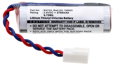 Image de CELLONIC 1x Batterie pour Domotique / Smart Home Compatible avec DAITEM DAITEM, DP1000, 1000, BatLi04 - (2700mAh, 3.6V)