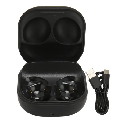 Obrázok produktu pre Nabíjacie puzdro pre slúchadlá Bluetooth, 450 mAh, náhradné nabíjacie puzdro pre bezdrôtovú nabíjačku pre Galaxy Buds Pro SM R190, čierne