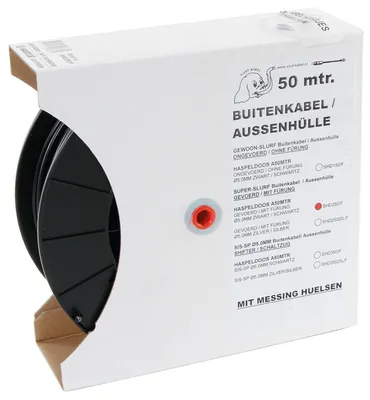 Produktbild von Slurf Bremszugaussenhuelle 50 M Haspel Schw/Teflon M.Huel schwarz