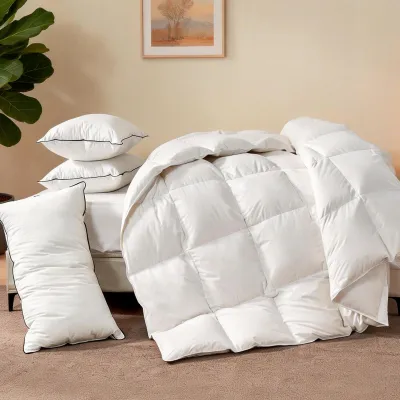 Jahresdecke 135x200 cm, 30% Daunen & 70% Federn, 450 g/m²