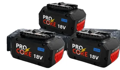Zdjęcie produktu dla Akumulatory zamienne, pojemność 10000 mAh, kompatybilne z narzędziami elektrycznymi 18V, 10.0Ah - 3 sztuki