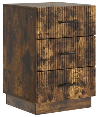 Immagine prodotto di vidaXL Comodino in rovere affumicato 43 x 41 x 63,5 cm in materiale derivato dal legno