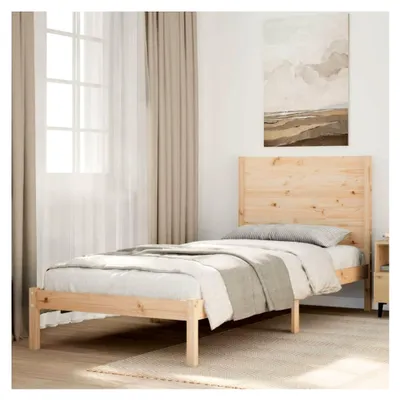 Produktbild von Bettgestell 90x220 cm aus massivem Kiefernholz