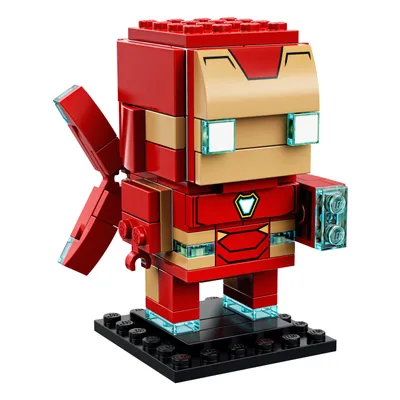 Produktbild von LEGO® BrickHeadz Iron Man MK50, 41604, baubarer Avengers Charakter