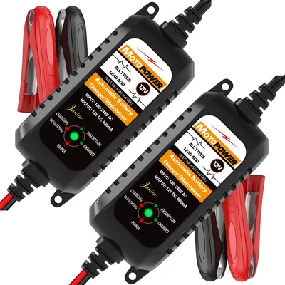 Productafbeelding van Automatische acculader, 12 V, 800 mA, batterijonderhoud