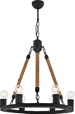 Image de Lustre Lustre Plafonnier Lampes Noir Moderne