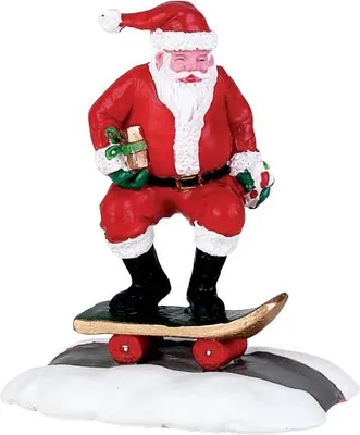 Produktbild von LEMAX - Skateboard Santa