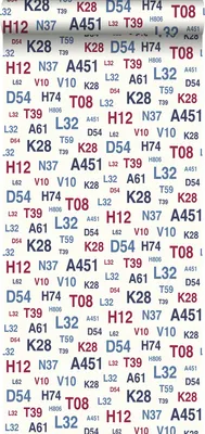 Immagine prodotto di Carta da parati ESTAhome emblemi blu navy e rosso - 136438 - 53 cm x 10,05 m