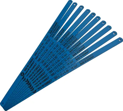 Produktbild von HSS Bi-Cobalt Metallsägeblätter 10 Stück 300 mm 18tpi Zähne pro Zoll