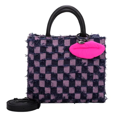 Image de BUFFALO sac à main sac à épaule bandoulière Fancy Squares Big Boxy Collection Shopper Rose