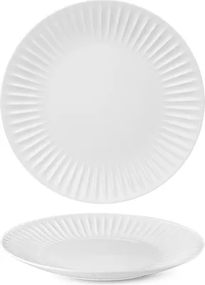 Produktbild von Flacher Teller, weiß, Ribby, 27 cm, Porzellan, G. Benedikt