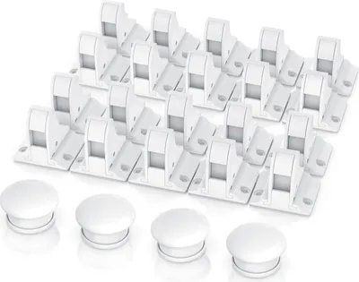 Produktbild von BEARWARE 2x Kindersicherung, Babysicherung Schrankschloss, Schranksicherung magnetisch 10 Schlösser