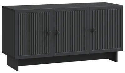 Produktbild von vidaXL TV-Schränk Schwarz 99 x 34,5 x 50 cm Holzwerkstoff