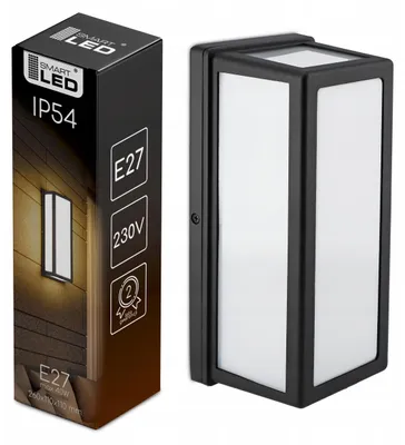 Produktbild von Smartled Wandleuchte Außen E27 IP54 Garten Schwarz