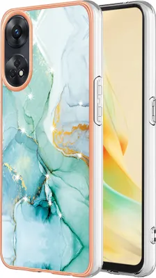 Image de Etui pour Oppo Reno8 T 4G, étui antichoc en TPU souple vert