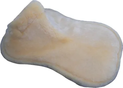 Produktbild von Engel Reitsport Lammfell Sattelkissen (Sakis1) Weiss Med./Natur M (16 - 17,5 Inch) 56cm