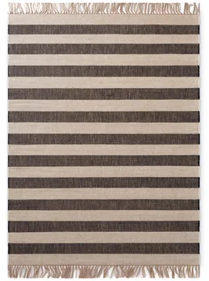 Image de Tapis en jute Hanse Home Handloom 1.0 Playa Naturel Blanc Noir
