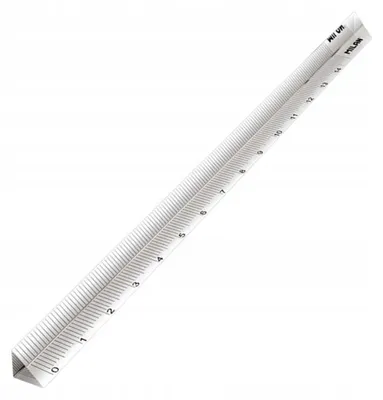 Produktbild von Milan Dreiecklineal 15 cm Kunststoff präzise transparent
