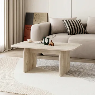 Obrázok produktu pre Skye Decor, Kvalitný konferenčný stolík (3 časti) – dub sýto modrej farby, 100 cm | 100% melamín