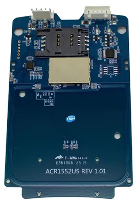 Zdjęcie produktu dla Acs Acm1552d-cw Walletmate 2: czytnik NFC/RFID, czytnik kart inteligentnych