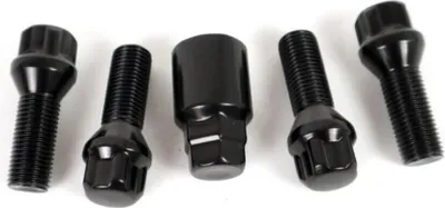 Produktbild von OMP Felgenschlösser schwarz M12 55.1mm Länge