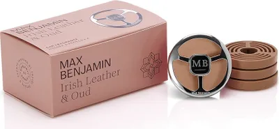 Produktbild von Max Benjamin Auto-Duftspender Geschenkset Irish Leather & Oud
