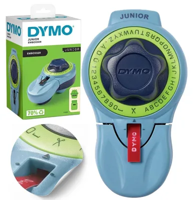 Obrázek produktu pro Extrudér na etikety pro děti Dymo Junior, modrý