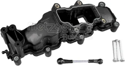 Productafbeelding van METZGER 2100112 Inlaatspruitstuk, inlaatcollector voor AUDI A4 Avant (8K5, B8), A4 Limousine (8K2, B8), A5 Coupe (8T3), Q7 (4LB) en voor VW Touareg (7LA, 7L6, 7L7)