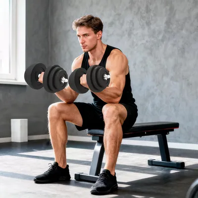 Produktbild von Kurzhantel-Set 40 kg, 2 Metallgriffe, 12 Hantelscheiben, verstellbar, bodenschonend, Schwarz | Stahl & Kunststoff |Heim- & Studiotraining