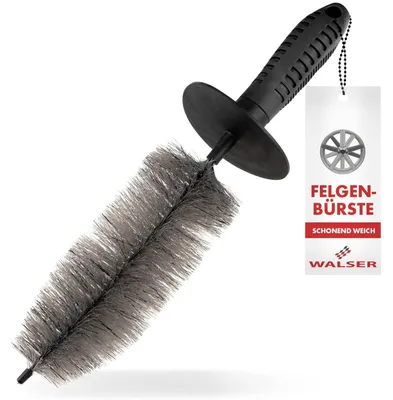 Image de Brosse pour jantes, poils non abrasifs, brosse pour jantes, nettoyant pour jantes, brosse de lavage pour voitures