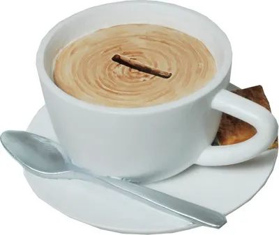 Produktbild von Spardose Kaffeetasse für Kaffeegeld bzw. Trinkgeld, Sparbüchsen