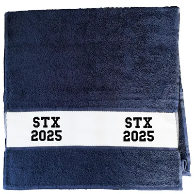 Produktbild von Huuraa Handtuch STX 2025 Abschluss Dänemark 50x100cm French Navy Baumwolle Handtuch Geschenkidee