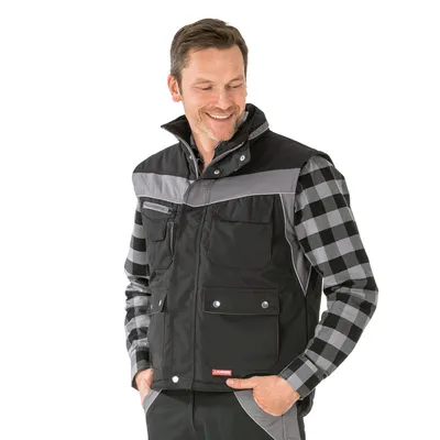 Produktbild von PLANAM Winterweste PLALINE 2580-schwarz/zink Größe M