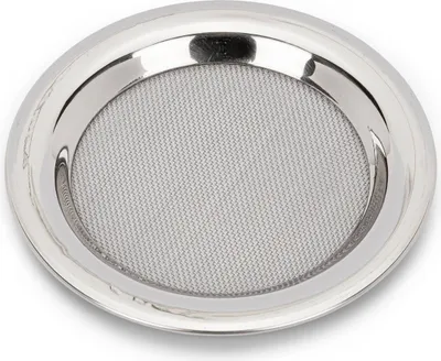Produktbild von Räuchersieb Edelstahl  8 cm silber Räucherzubehör Räucherwerk Plättchen