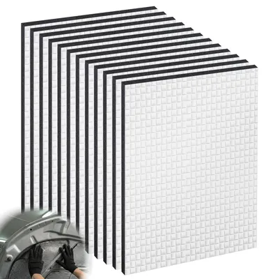 Obrázok produktu pre Izolačné podložky do auta, samolepiace – 12 kusov, hliníkové, hrúbka 5 mm, rozmer 25 x 18 cm