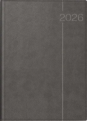 Image de rido® idé® 70-27 504 846 Calendrier livre Conform 2026 - 1 jour / 1 page, A4, plastique, gris