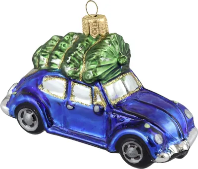 Obrázok produktu pre Sklenené autíčko modré