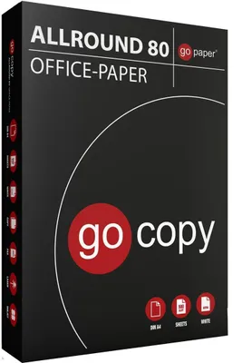 Obrázek produktu pro go copy Kopierpapier Allround 80 A4 75 g/qm
