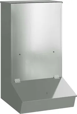 Zdjęcie produktu dla vidaXL Karmnik dla świń srebrny 55 x 51 x 91,5 cm Stal ocynkowana