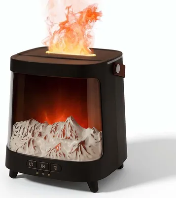 Produktbild von Ätherisches Öl mit Flammenfunktion leiser Betrieb & Timer, 3 Modi – perfekt für Wohnung Schlafzimmer