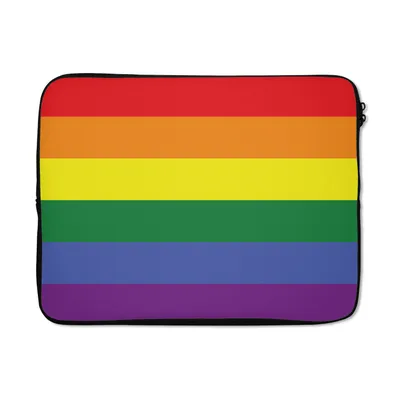 Produktbild von MuchoWow® Laptop Hülle 15 Zoll Stolz - Regenbogen - Liebe Laptoptasche - Laptoptasche - Sleeve - Rundum-Schutz
