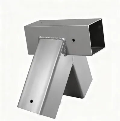 Produktbild von Relaxdays Schaukelverbinder, A-Form, 100°-Winkel, für 90x90 mm Kantholz, pulverbeschichteter Stahl, Schaukelwinkel, grau