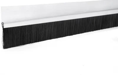 Produktbild von Türbodendichtung 1,1 x 39 Zoll - Türzugstopper - Abdichtung - Nylonbürste - Aluminiumlegierung - Staub Dichtstop - Türabdichtung