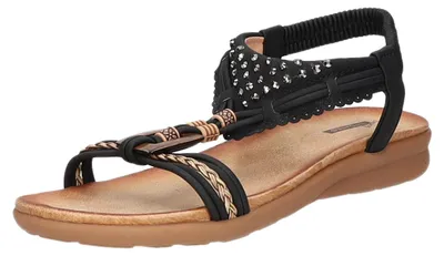Produktbild von Sportliche Sandalette bis 30mm Sohlenhöhe K3527-6-BK