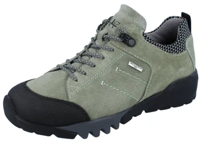 Produktbild von WALDLÄUFER H-Amiata Damen Schnürschuhe grün Velourleder Textil - Größe: UK 6