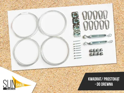 Zdjęcie produktu dla Kwadrat/prostokąt zestaw do DREWNA